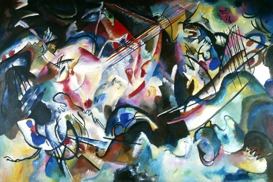 Composition VI カンディンスキー Wassily Kandinsky 手描き油絵複製画 模写 レプリカ 肉筆絵画