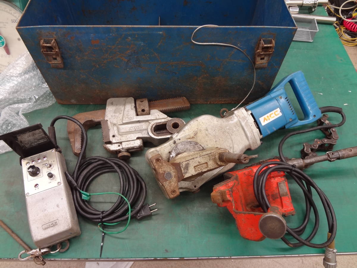 □MCC 松坂鉄工所 電動パイレン ラッカル100 EPW0100 水道工事・管工事
