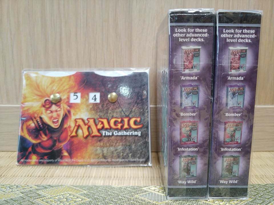  overseas edition 2001 year Magic the Gathering Advance Decay Decks + Game Marker B new goods unopened rare 