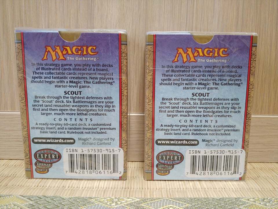 海外版 2001年 Magic the Gathering / Expert Planetshift Scout Decks 新品未開封 レア - パック、ボックス、特殊セット 海外版 2001年 Magic the Gathering / Expert Planetshift Scout Decks 新品未開封 レア - パック、ボックス、特殊セット