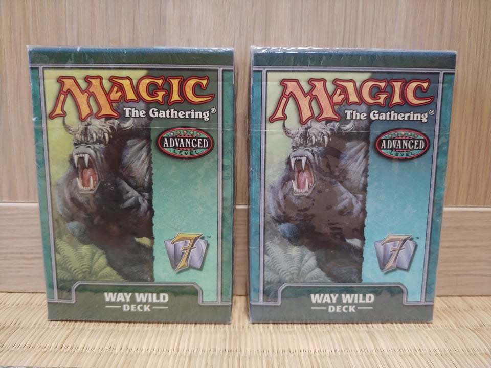 海外版 2001年 Magic the Gathering / Advance Way Wild Decks 新品未開封　レア