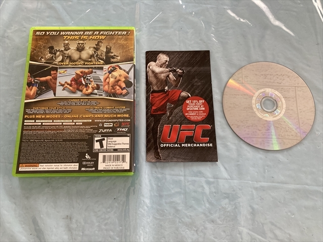 北米版　21-360-06　XBOX360　UFC2010　動作品　箱〇_画像4