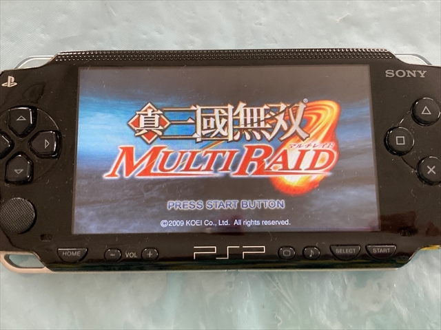 21-PSP-89　プレイステーションポータブル　真・三國無双 MULTI RAID　動作品　PSP