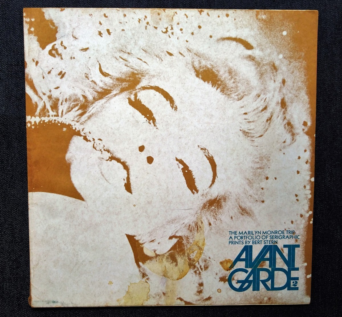 AVANT GARDE..2 номер Marilyn * Monroe шелковый шаблон 12 пункт Bert Stern/ Roald * Dahl / Ralf * серебристый z балка g+ трава *ru балка Lynn 