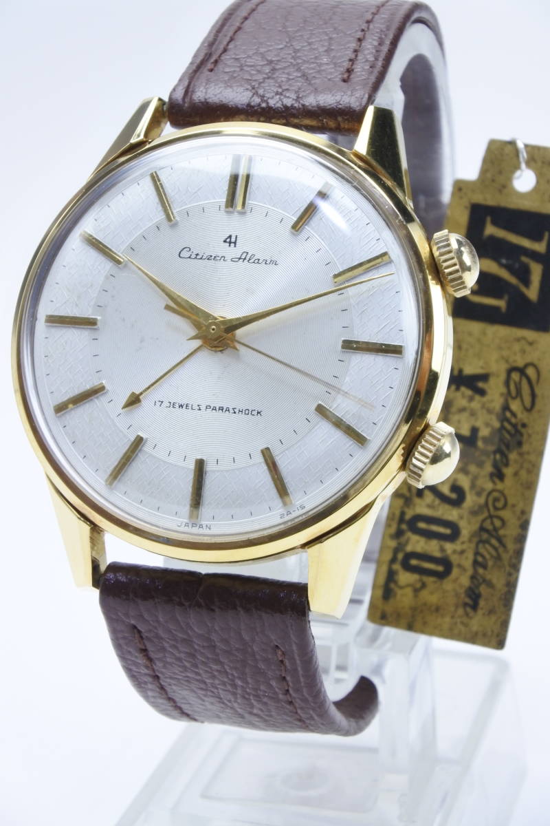 34％割引ランキングや新製品 未使用品 １９６3年製名機 シチズン 4H アラーム 17石 手巻き紳士腕時計 CGP20M 美品 シチズン ブランド 腕時計 アクセサリー、時計-AATHAAR.NET