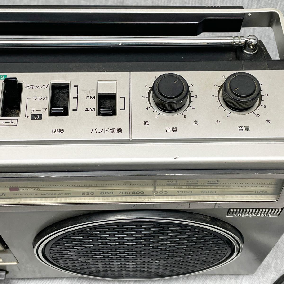 日立ラジカセ パディスコ HITACHI PERDISCO TRK-5610 半世紀前の希少レトロ品_画像4