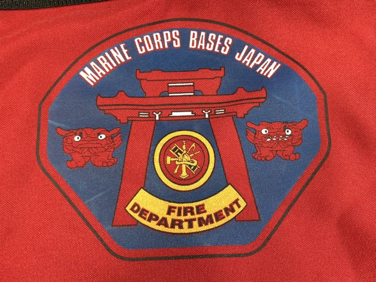 ★ ワケアリ特価 ★ 沖縄米軍 MARINE CORPS BASE JAPAN FIRE DEPARTMENT 消防 マーク入り 大型バッグ 装備用 普段使用 コレクションなどに_画像7