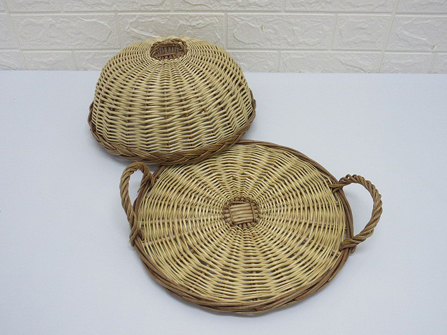 *st0337 rattan hood cover basket & tray meal * fruit. .. cover meal cover dome cover dining table mosquito net kitchen interior *