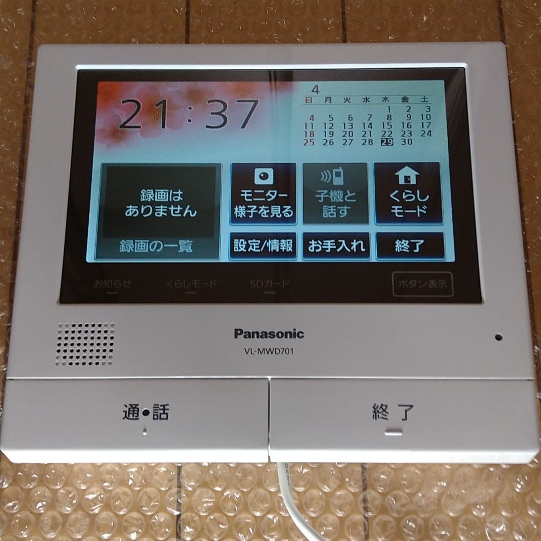 ドアホン)パナソニックドアホン本体VL-MWD701です|Yahoo!フリマ(旧