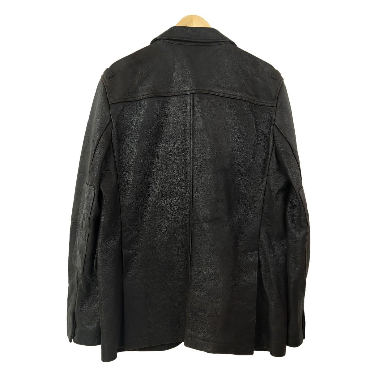 [S1822][ большой размер L 42][ кожа ягненка ]Theory теория кожаный жакет tailored jacket блейзер все кожа мужской 