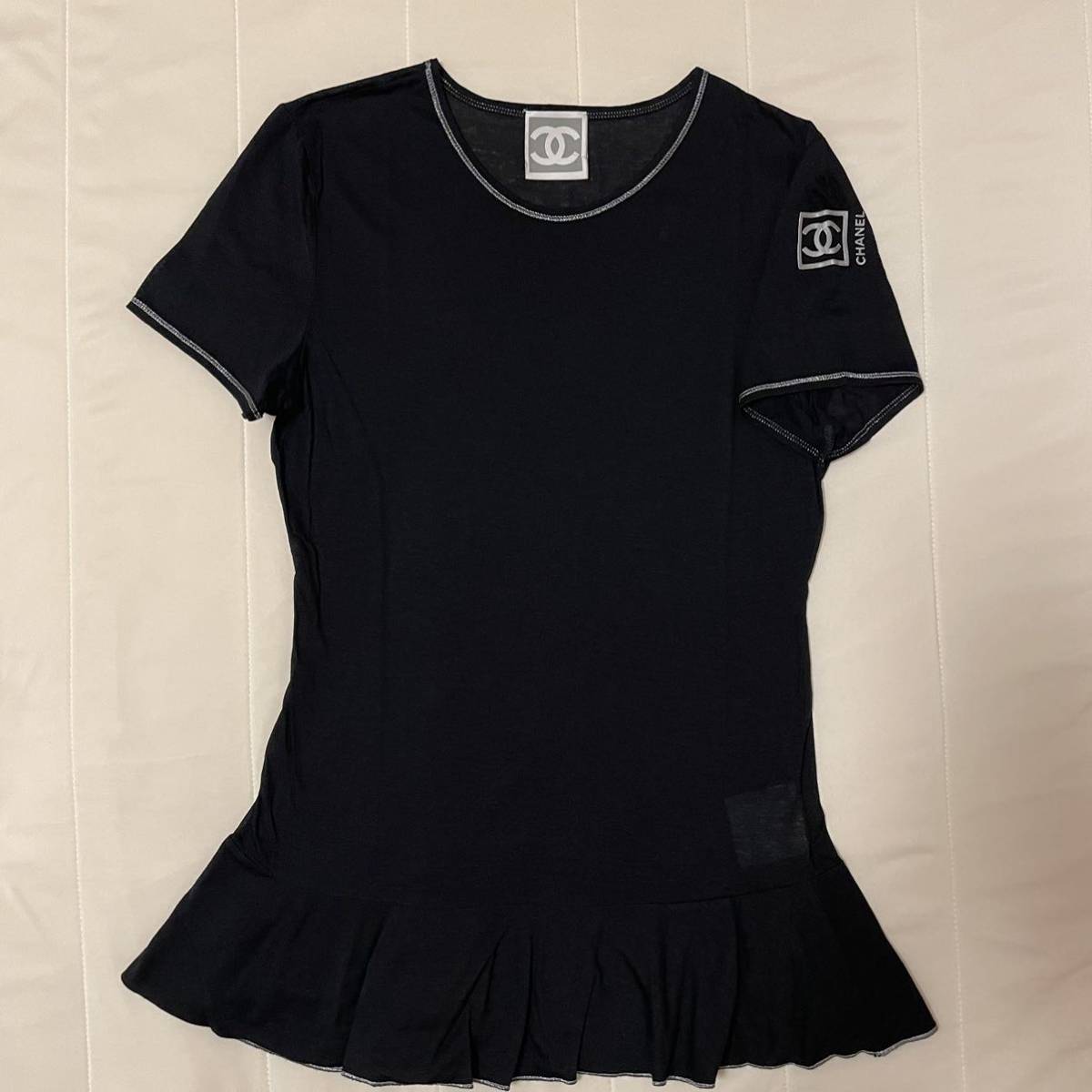 CHANEL シャネルスポーツラインココマークトップスTシャツ CHANEL シャネルスポーツラインココマークトップスTシャツ