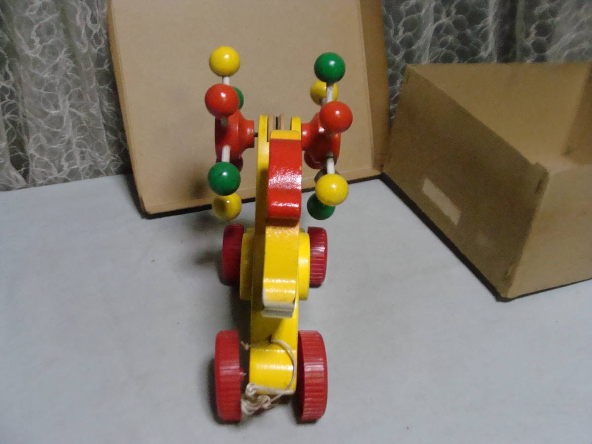 デッドストック　昭和レトロ 木製おもちゃ WOOD TOY 　現状品_画像4