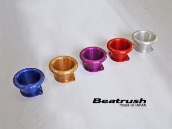 【LAILE/レイル】 Beatrush エア・ファンネル WEBER φ45 パープル 3インチ 2個セット [S9001AF453P2]