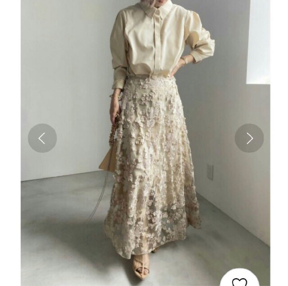 ameri vintage LACE LAYERED SHIRT DRESS
