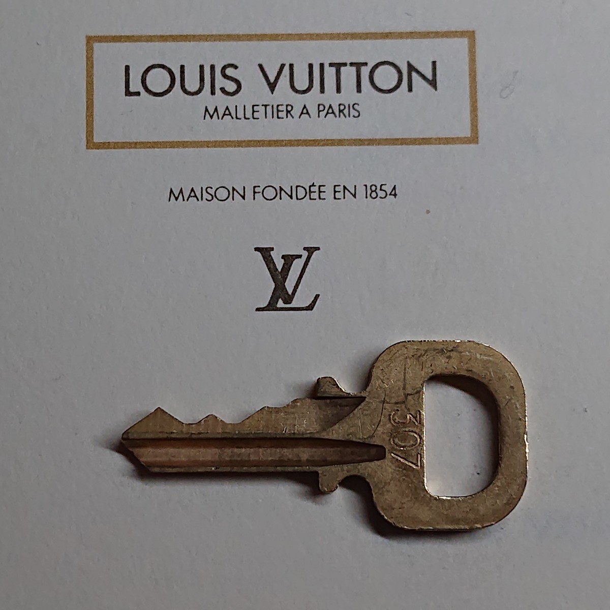 Louis Vuitton 307番 南京錠 鍵 ルイヴィトン ゴールド 解錠 キー  パドロック  カデナ スペアキー