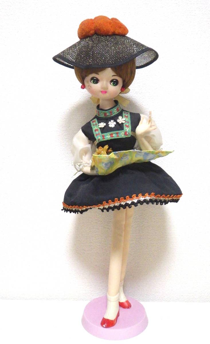 ☆レア☆希少☆昭和レトロ 美少女 美女 乙女 ミニスカート ポーズ人形 さくら人形 さくら ビンテージドール お人形