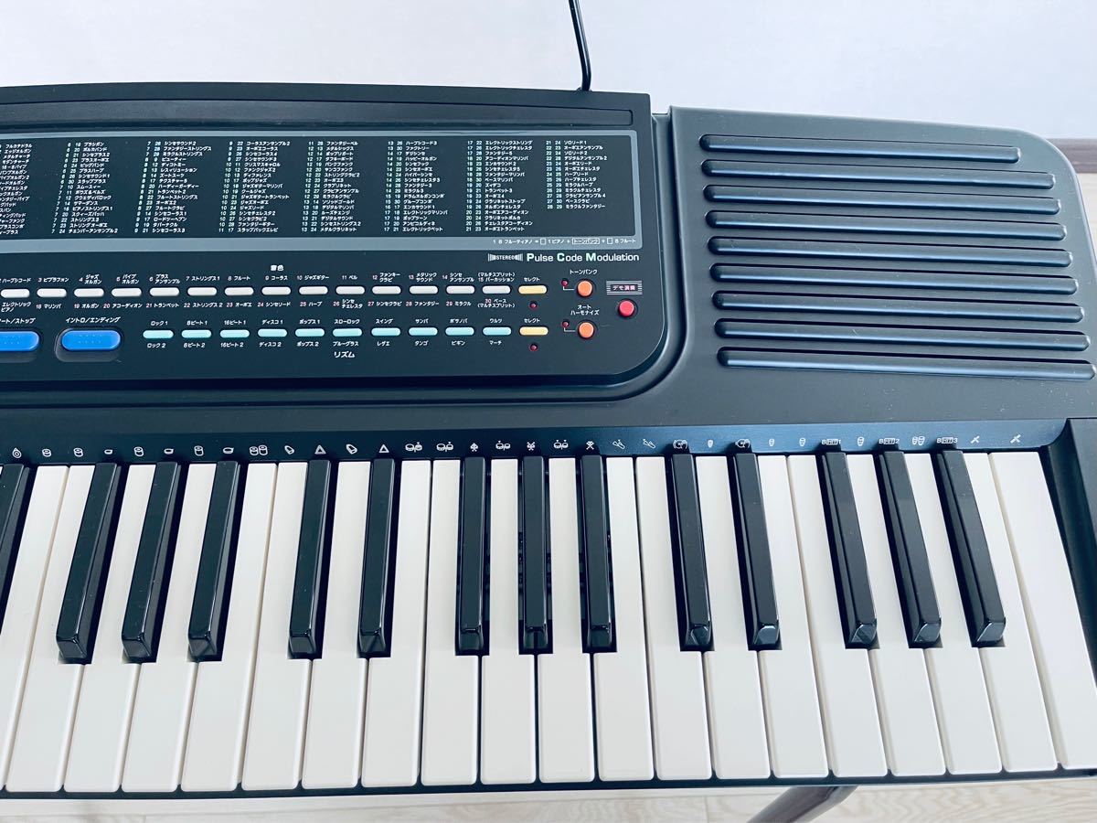 CASIO カシオ 電子キーボード 電子ピアノ CT-636 美品 スタンド付き