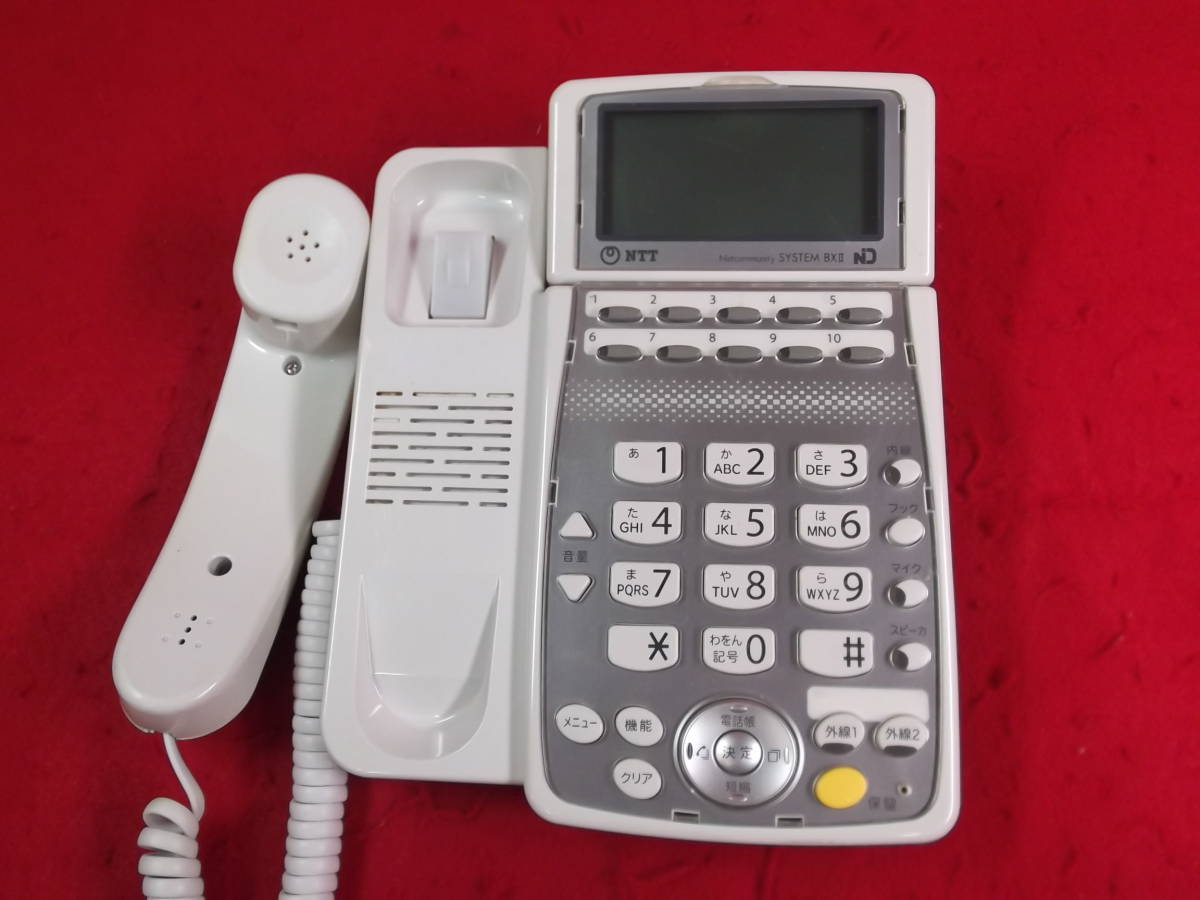 NTT BX2-STEL- 1 2012.10 W 在庫4台同梱包可 標準電話機 通話確認ずみ 新作からSALEアイテム等お得な商品満載 1