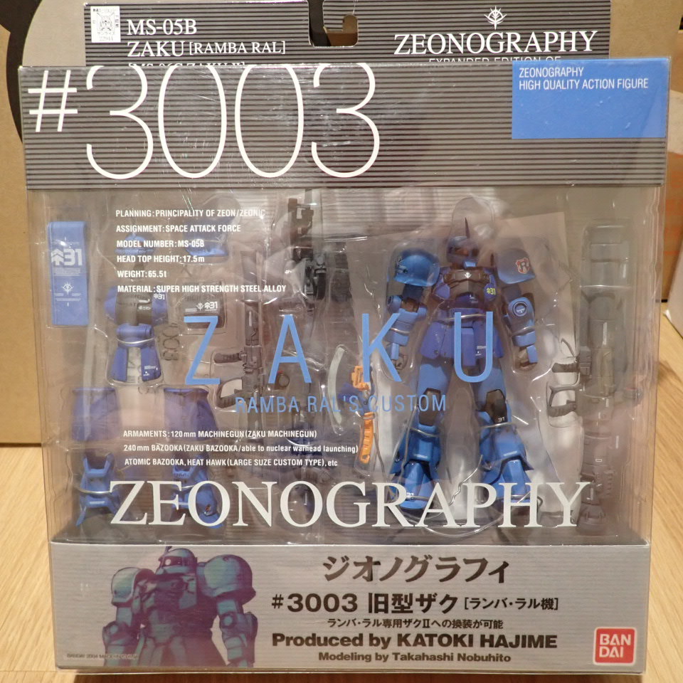 ZEONOGRAPHY #3003 旧型ザク「ランバ・ラル機」　ランバ・ラル専用ザクII　ジオノグラフィ GFF ガンダム_画像1