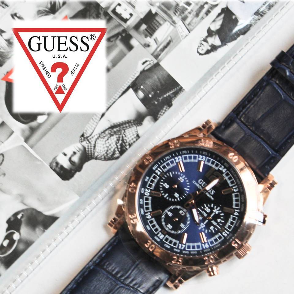 GUESS ゲス》新品 定価29 700円 アナログ 腕時計 W1311G2 クロコ型押し