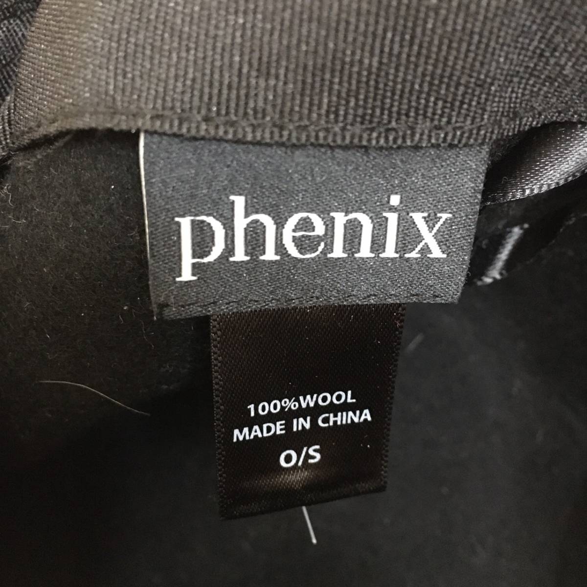 phenix フェニックス つば広ハット 帽子/ハット/キャップ アウトドア 黒_画像7