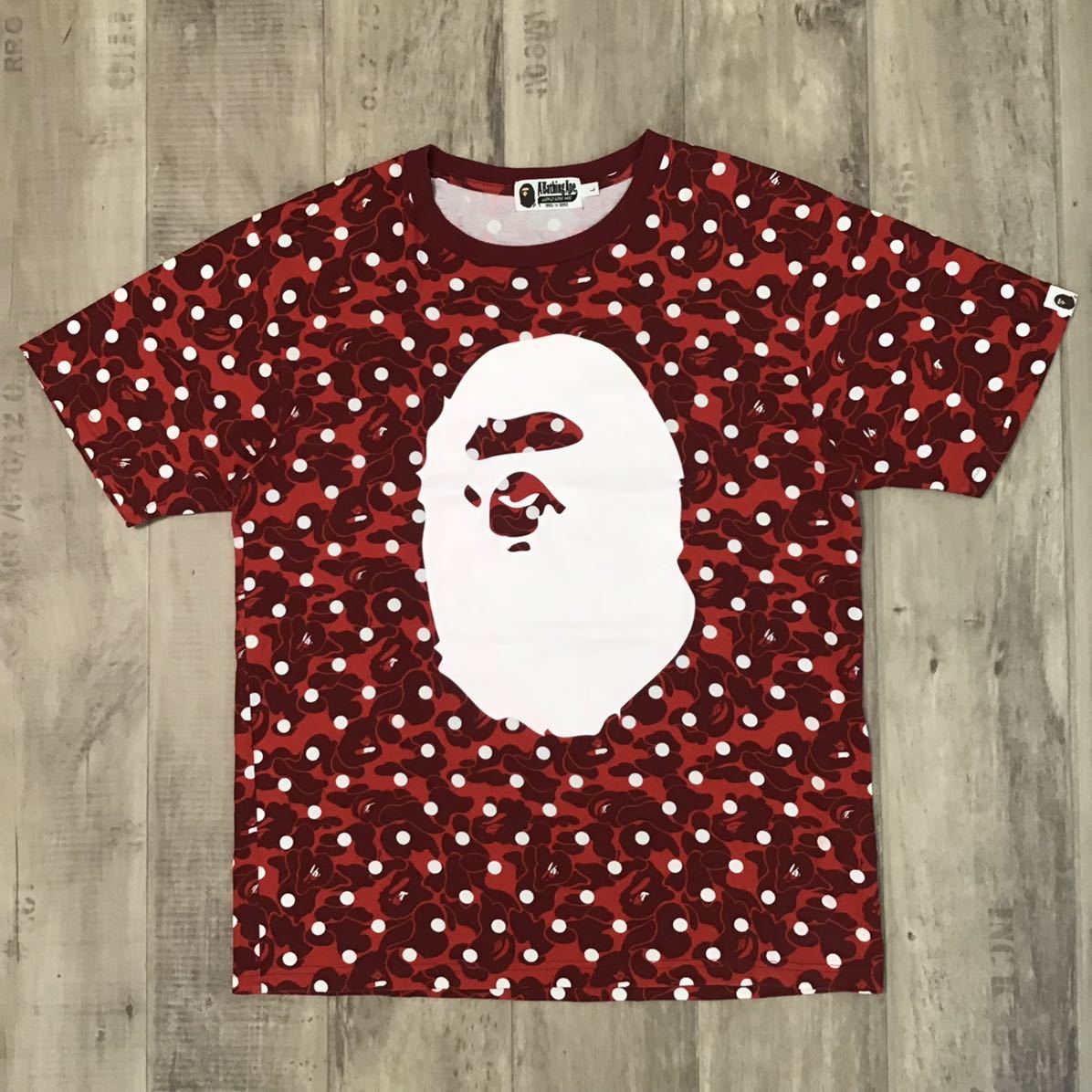 初期 APE レインボーロゴ ラグランTシャツ APE HEAD 猿の惑星 A