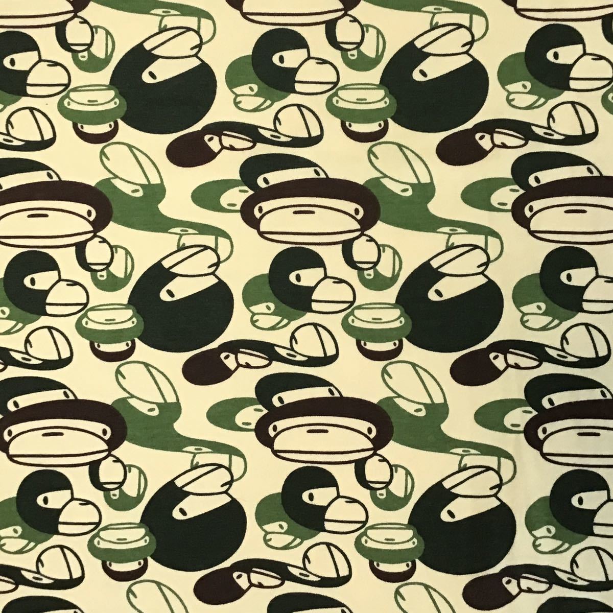 milo camo 総柄 Tシャツ Mサイズ a bathing ape BAPE エイプ ベイプ アベイシングエイプ マイロ 迷彩 NIGO 8t32_画像4