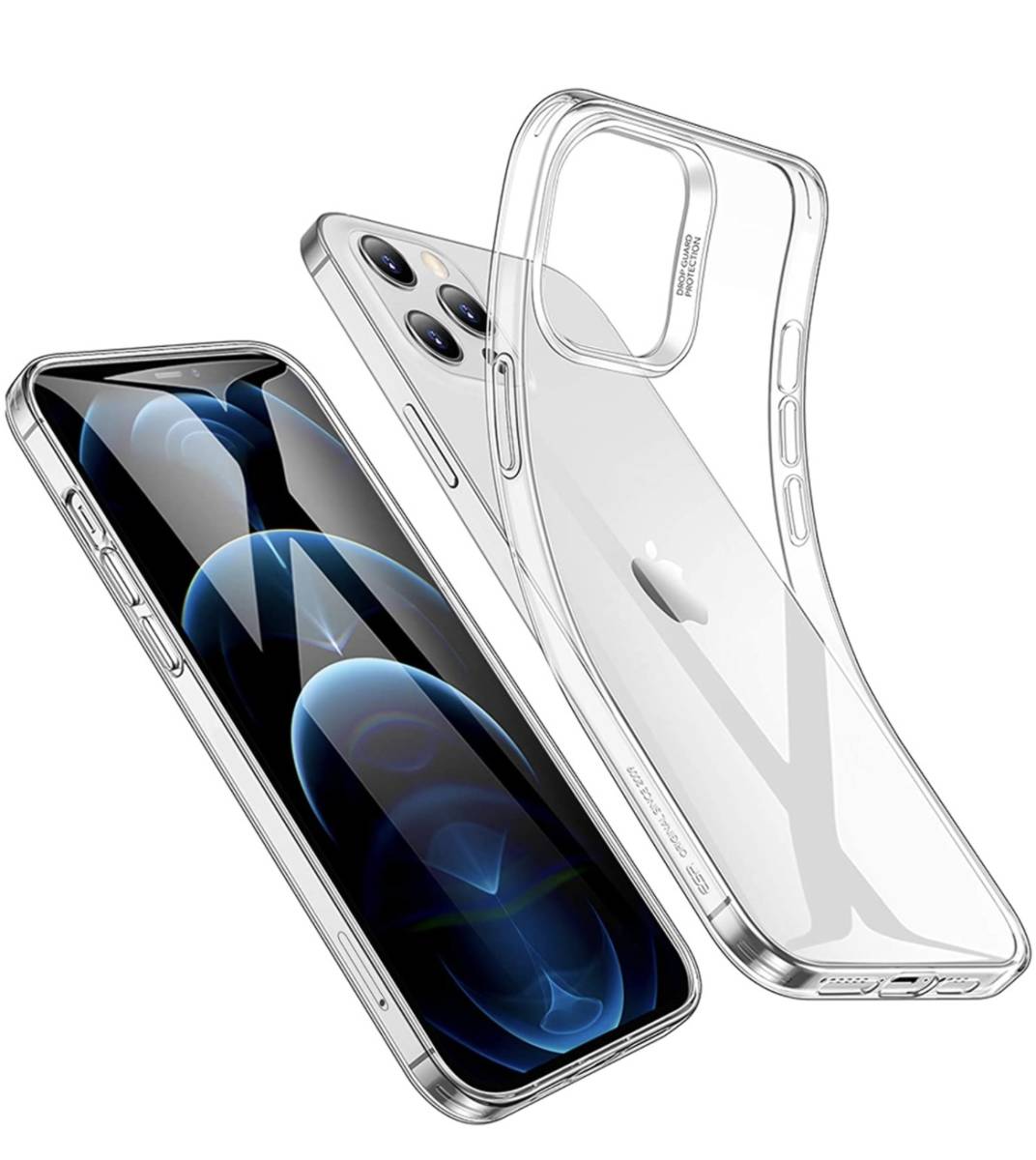 iPhone12Pro Max 用 ケース 6.7インチ 結婚祝い 透明 tpuカバー 国内正規品 クリア スリム 柔軟 シリコン 軽量