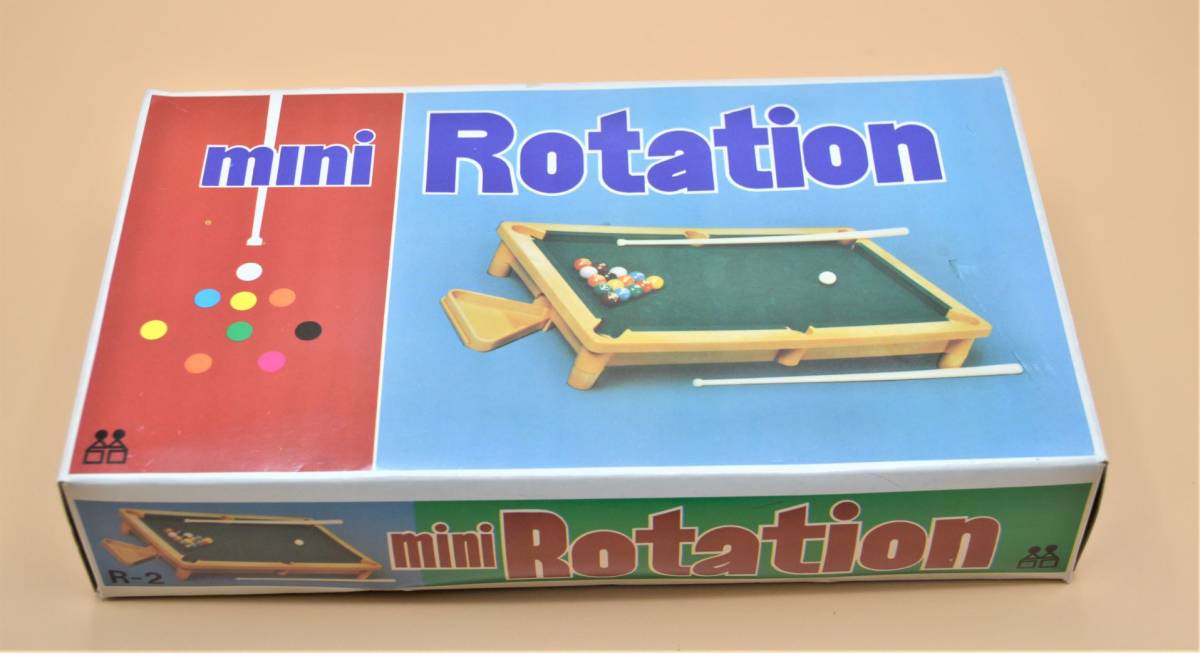昭和レトロ　ビリヤードゲーム（Mini Rotation）　（CKA)_画像1