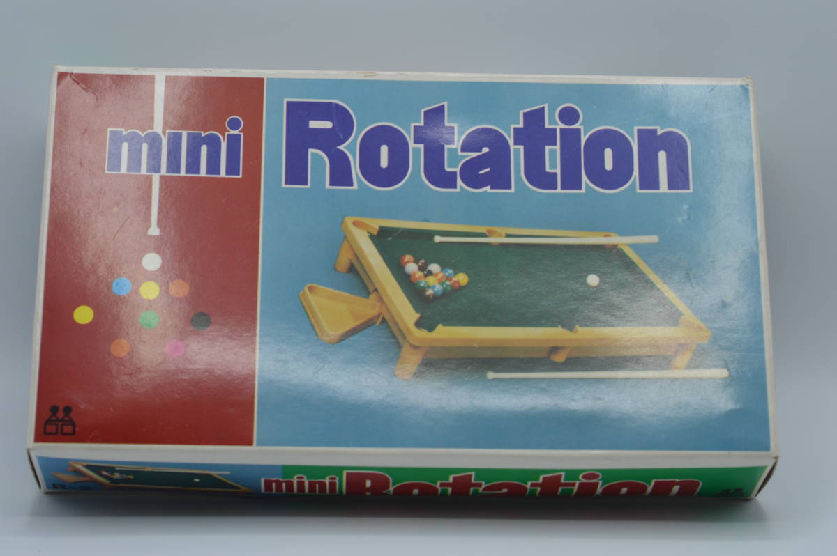 昭和レトロ　ビリヤードゲーム（Mini Rotation）　（CKA)_画像2