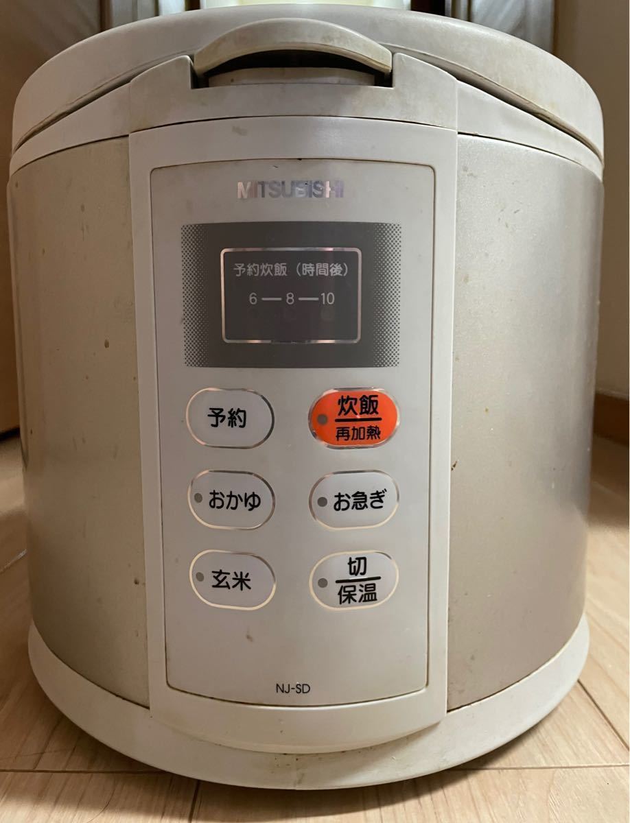 再追加販売 炊飯器 1升炊き 三菱 ピュアホワイトNJ-V18BJ - 通販