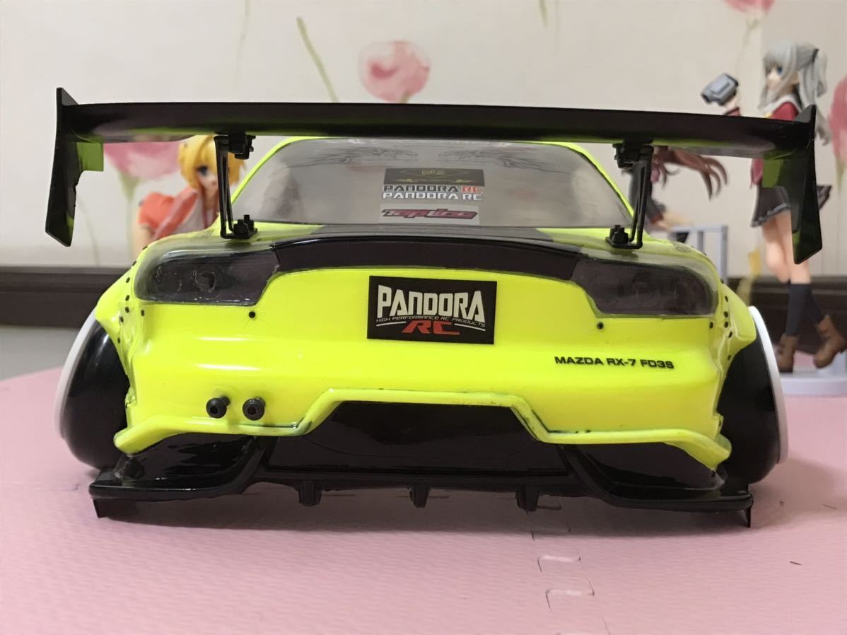 送料無料 1/10 マツダ RX-7 FD3S ラジコン ボディ ドリフト パンドラ