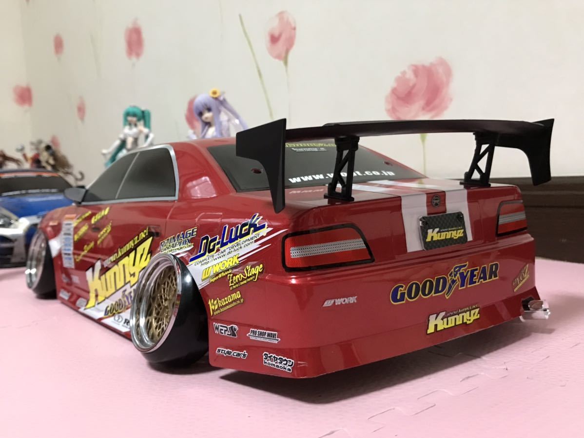 送料無料　1/10 トヨタ　チェイサー　JZX100 クニーズ　ラジコン　ボディ　ドリフト　ヨコモ　YOKOMO TOYOTA CHASER Kunnyz