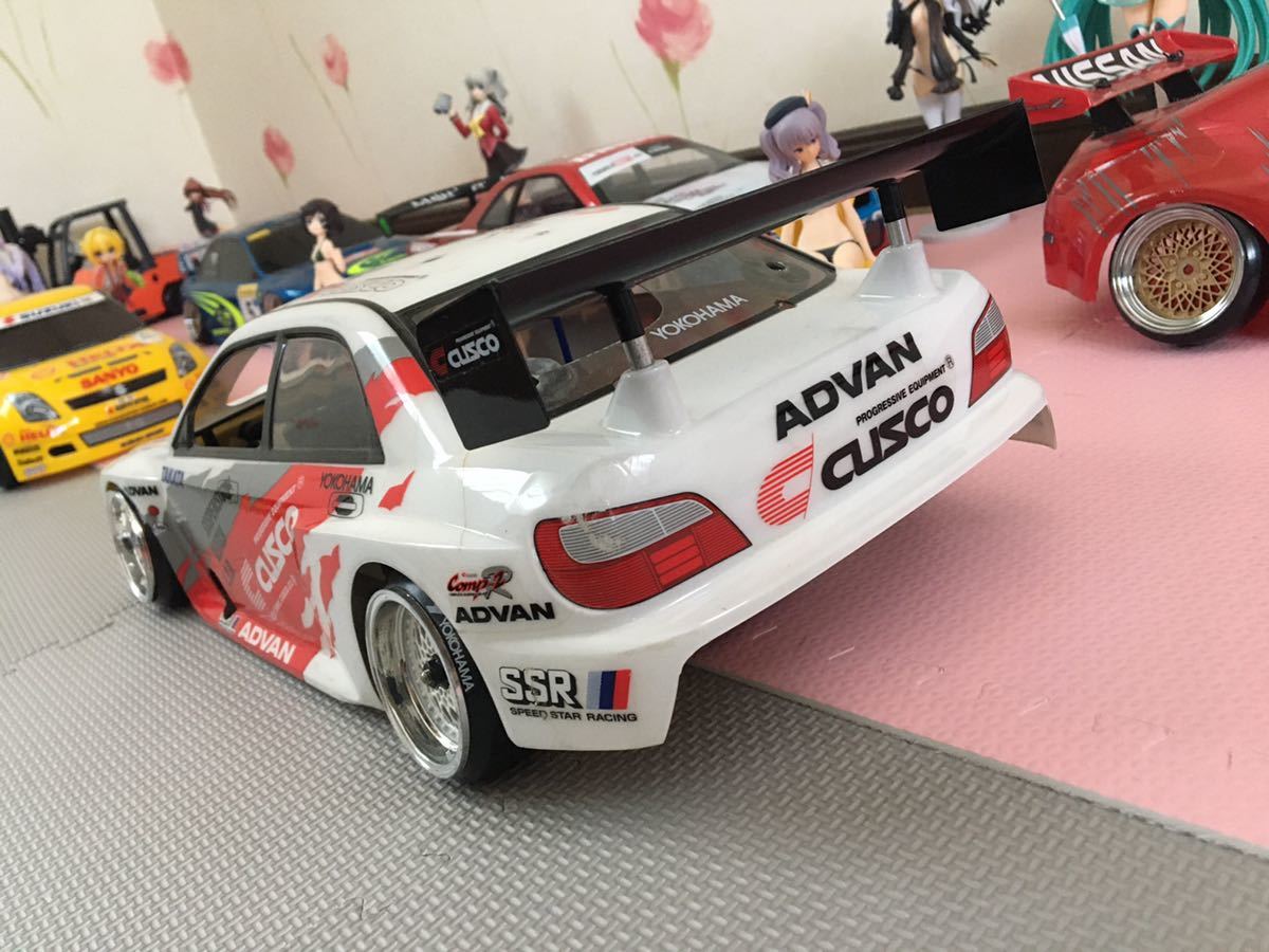 送料無料　1/10 スバル　インプレッサ　クスコ　レーシングカー　ラジコンボディ　タミヤ TAMIYA SUBARU IMPREZA CUSCO