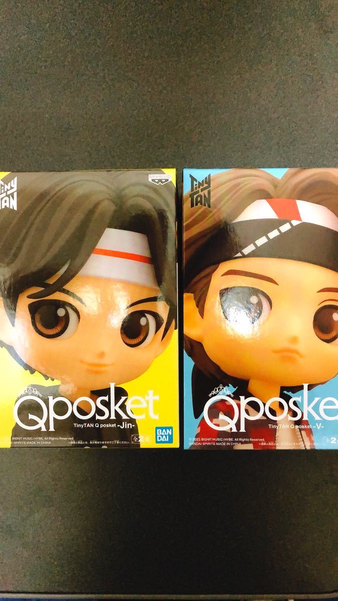 BTS qposketフィギュアTinyTAN Q posket-V-Aカラー&TinyTAN Q BTS qposketフィギュアTinyTAN Q posket-V-Aカラー&TinyTAN Q