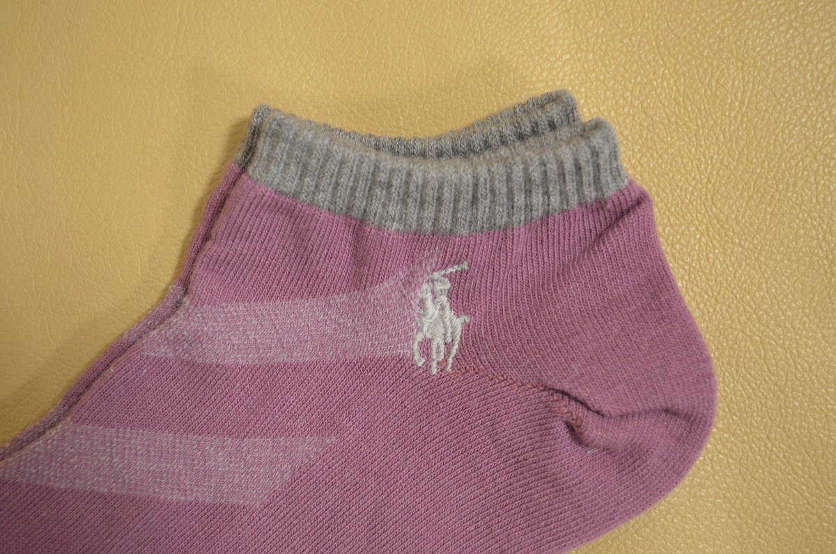 新品　未使用　タグ付き 女性　POLO RALPH LAUREN　 ポロラルフローレン　スニーカーソックス　3足セット　日本製　送料無料_画像5