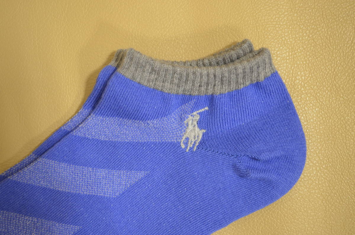 新品　未使用　タグ付き 女性　POLO RALPH LAUREN　 ポロラルフローレン　スニーカーソックス　3足セット　日本製　送料無料_画像7