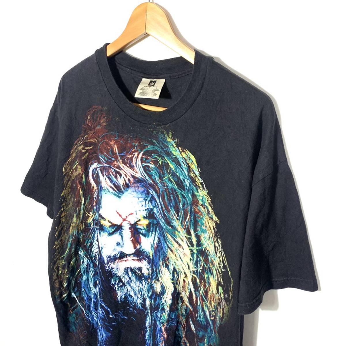 希少 WINTERLAND製 Rob Zombie ロブゾンビ Tシャツ 古着 ハードコア ブラック サイズXL 検 fear of god Jerry Lorenzo