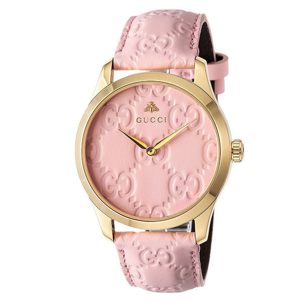 【期間限定送料無料】 グッチ GUCCI 腕時計 レディース YA1264104 クォーツ ピンク 女性用