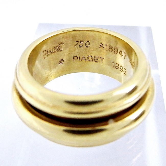 [ Piaget /PIAGET]750YG * ring poseshon ring *9 number [ used ] /e0187/10003839
