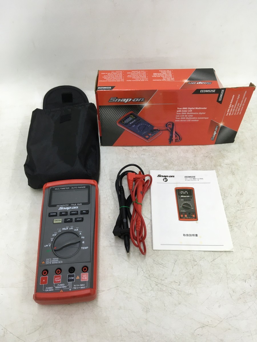 品】Snap-on スナップオン デジタルマルチメーター EEDM525E 外箱