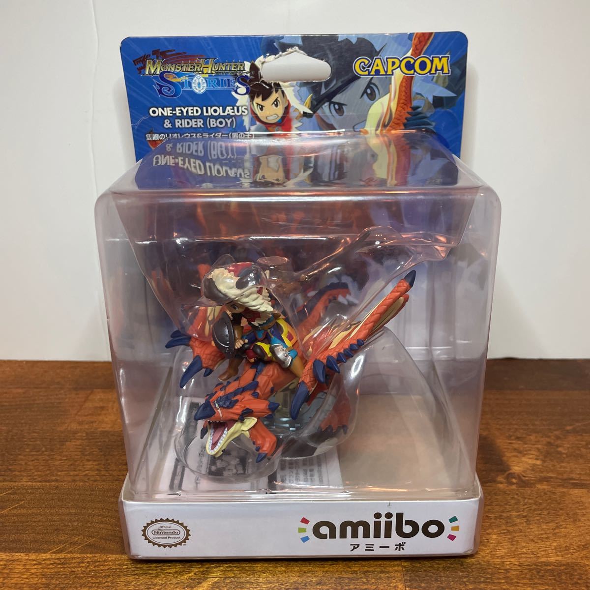 未使用】amiibo アミーボ 隻眼のリオレウス&ライダー(男の子 未使用】amiibo アミーボ 隻眼のリオレウス&ライダー(男の子