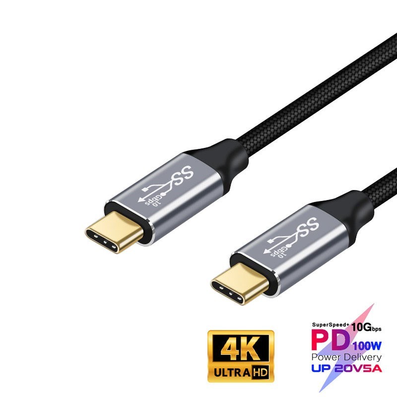 USB type-c to c ケーブル 100W5A 4K@60Hz 2.0m