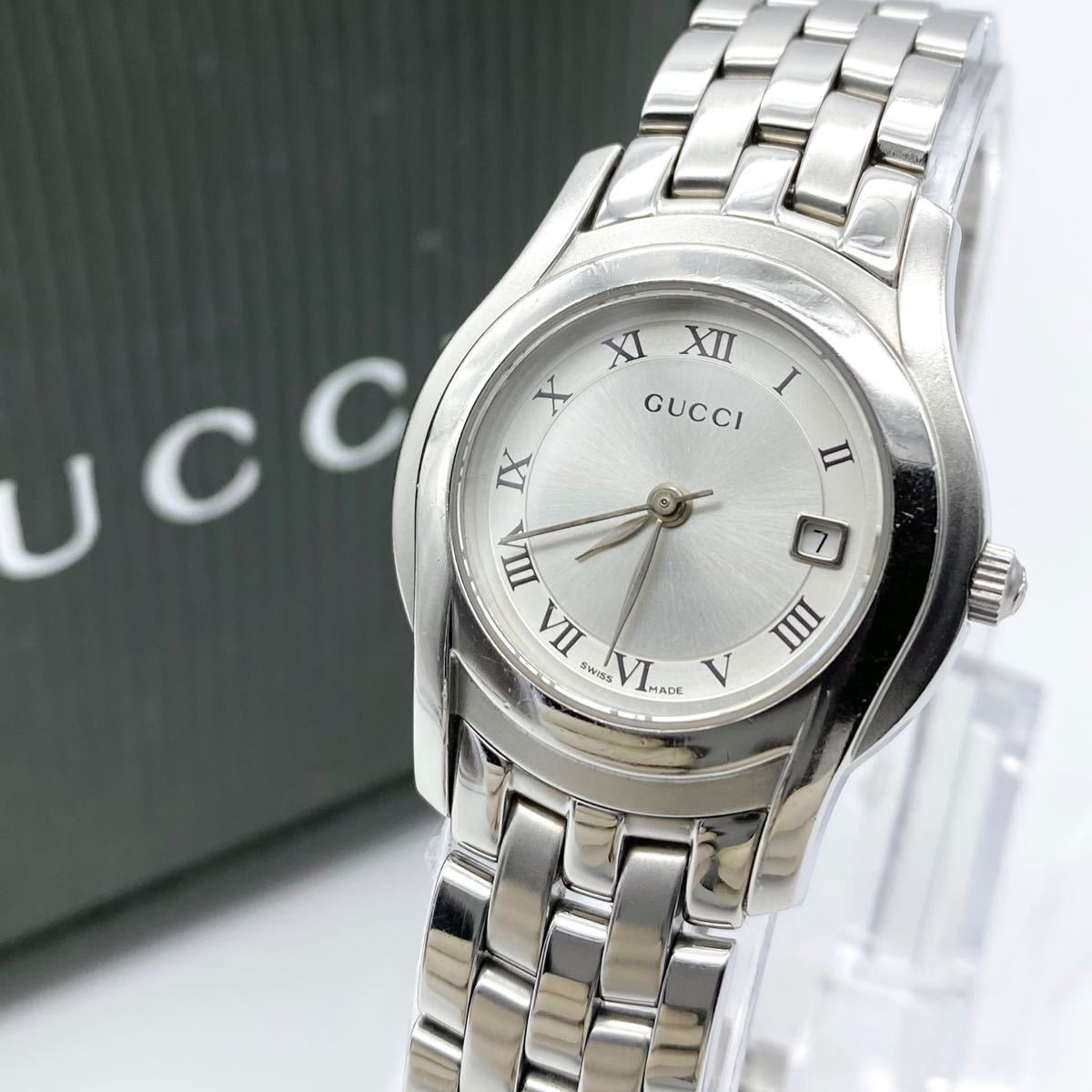 本日限定値下げ GUCCI グッチ 美品 レディース 5500L腕時計 本日限定値下げ GUCCI グッチ 美品 レディース 5500L腕時計