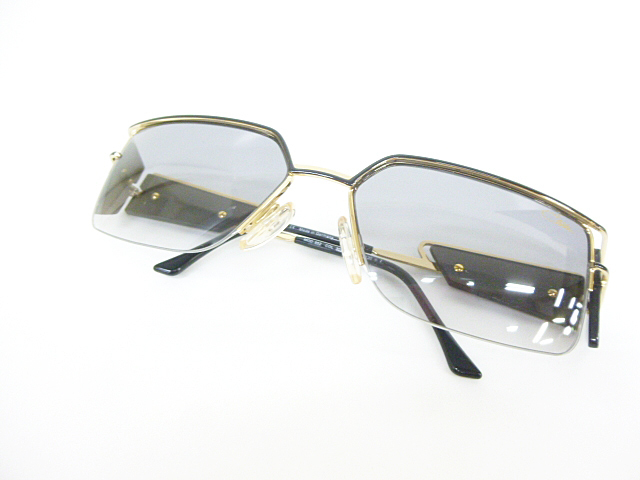 ∞【デッドストック】CAZAL カザール サングラス MOD.952 COL.302 57[]16-130 コンビネーションフレーム ブラック ゴールド ドイツ製 □H8_画像2