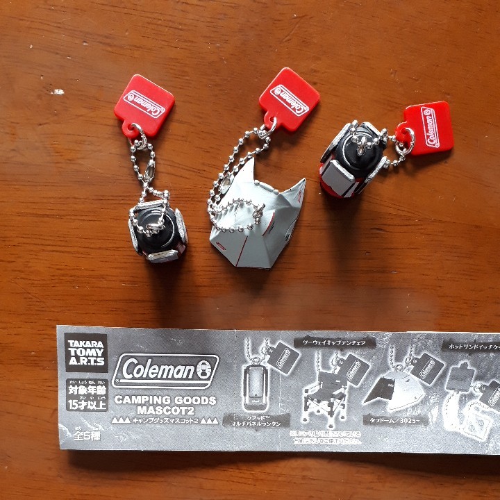 選べるサイズ展開! コールマンキャンプグッズマスコット Coleman