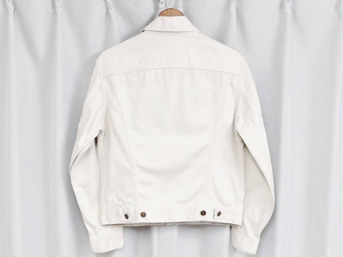 ◆名作復刻◆LEVI'S リーバイス 70505 ピケ 3rdタイプ Gジャン 90s WHITE LEVI'S JACKET ホワイト リーバイス ジャケット ホワイトタブ_画像3