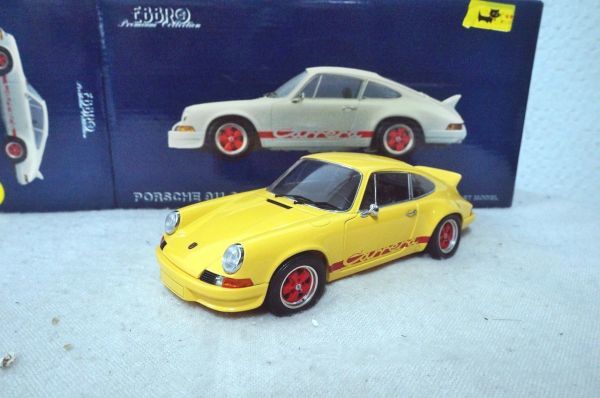 エブロ ポルシェ 911 カレラ RS 1/24 ミニカー 1973 イエロー_画像1