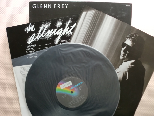 ＊【LP】グレン・フライ／THE　ALLNIGHTER（VIM-6329）（日本盤）_画像4