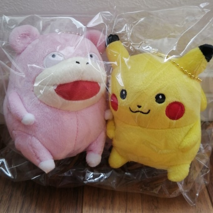 24じかんポケモンchu マスコット ぬいぐるみ ヤドン ピカチュウ 24じかんポケモンchu マスコット ぬいぐるみ ヤドン ピカチュウ